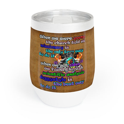 doggystyle - Chill Wine Tumbler (brown papyrus)