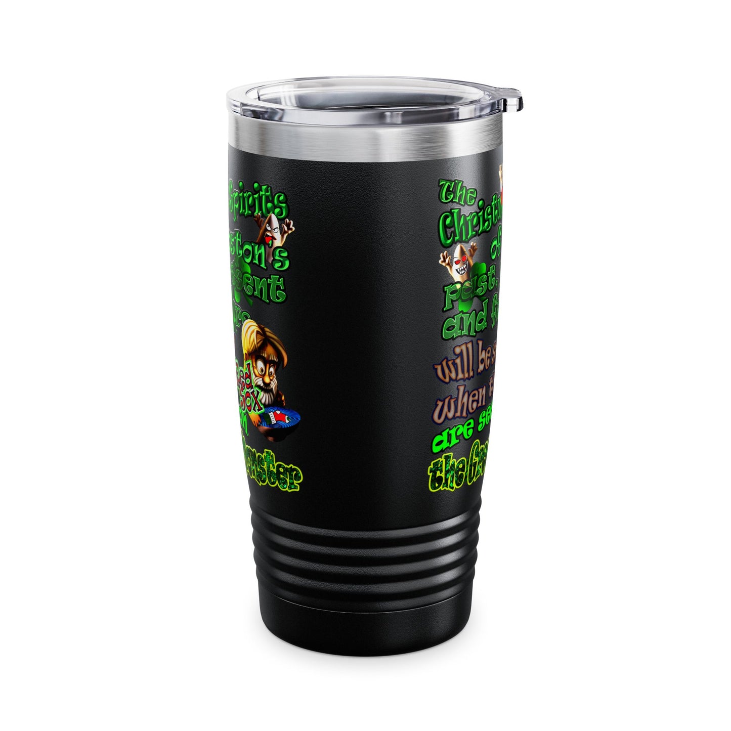 christmas spirits of boston - Ringneck Tumbler, 20oz