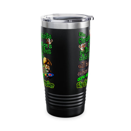 christmas spirits of boston - Ringneck Tumbler, 20oz