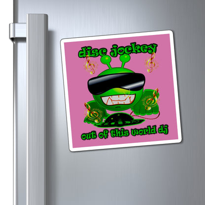 disc jockey - Magnets - (light pink)