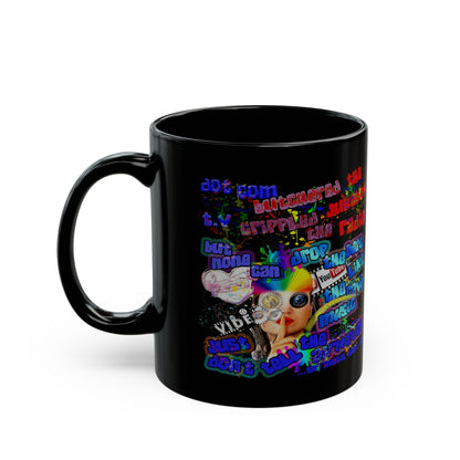 drop the beat - Black Mug