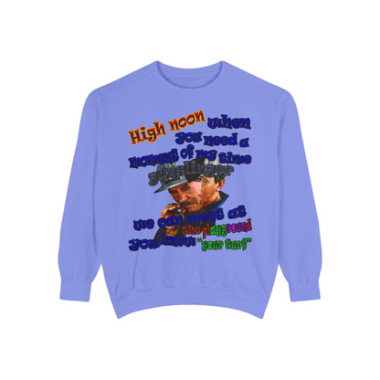 high noon - Unisex Garment-Dyed Sweatshirt