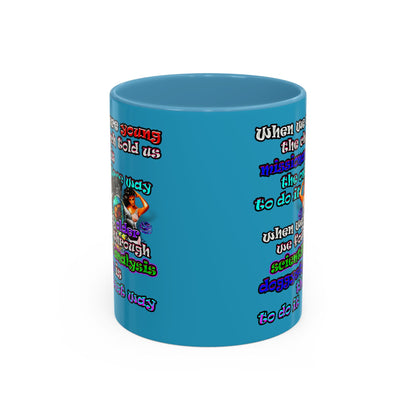 doggystyle - Accent Mug (turquoise)