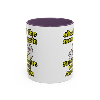 shoot the moon again - Accent Mug (white)