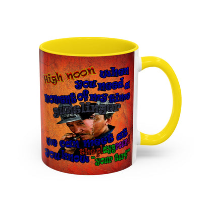 high noon - Accent Mug (burnt orange)