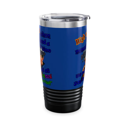 high noon - Ringneck Tumbler, 20oz (dark blue)