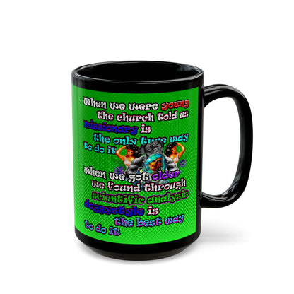 doggystyle - Black Mug (logo green)