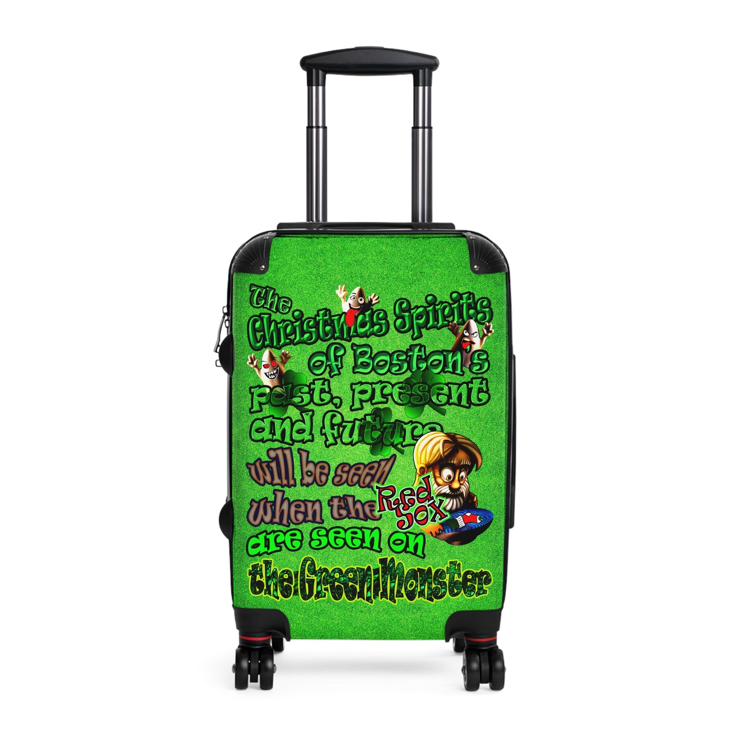 christmas spirits of boston - Suitcase (green turf)