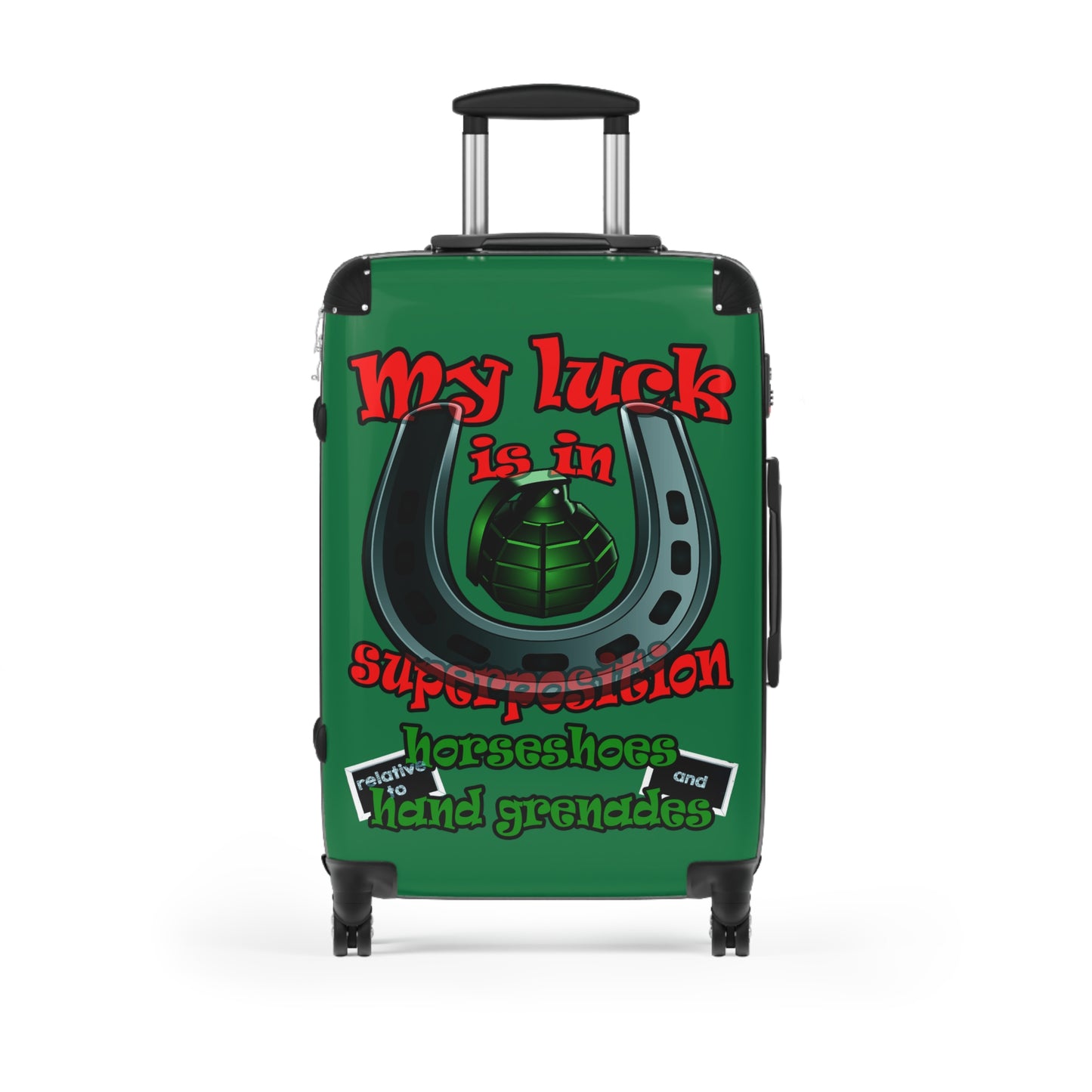 my luck - Suitcase (dark green)
