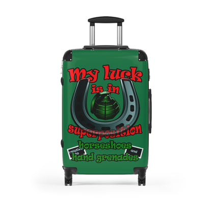 my luck - Suitcase (dark green)