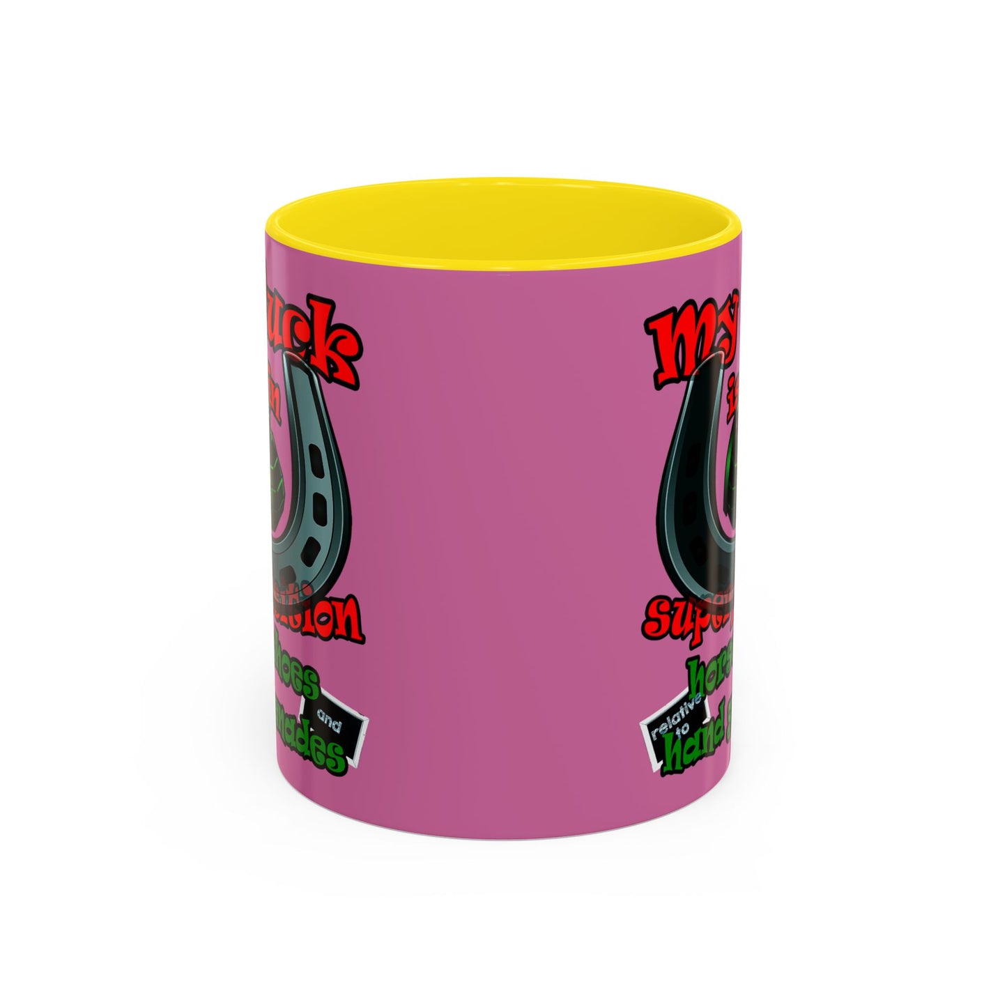 my luck - Accent Mug (light pink)
