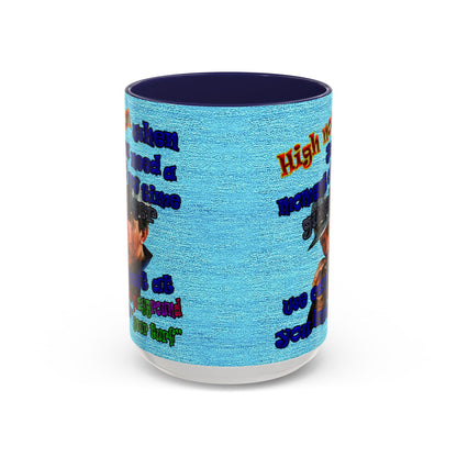 high noon - Accent Mug (faded blue)