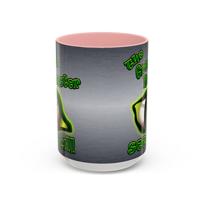 green monster - Accent Mug (brushed nickel)