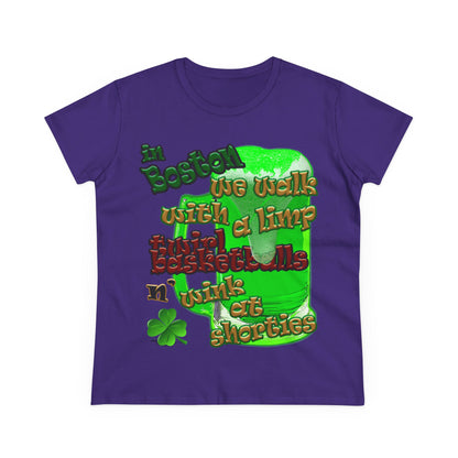 celtics logo - Women's Midweight Cotton Tee
