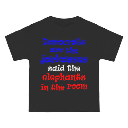 donkeys and elephants - Beefy-T®  Short-Sleeve T-Shirt