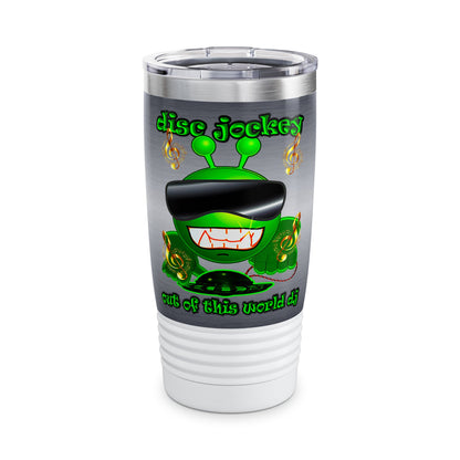 disc jockey - Ringneck Tumbler, 20oz (brushed nickel)