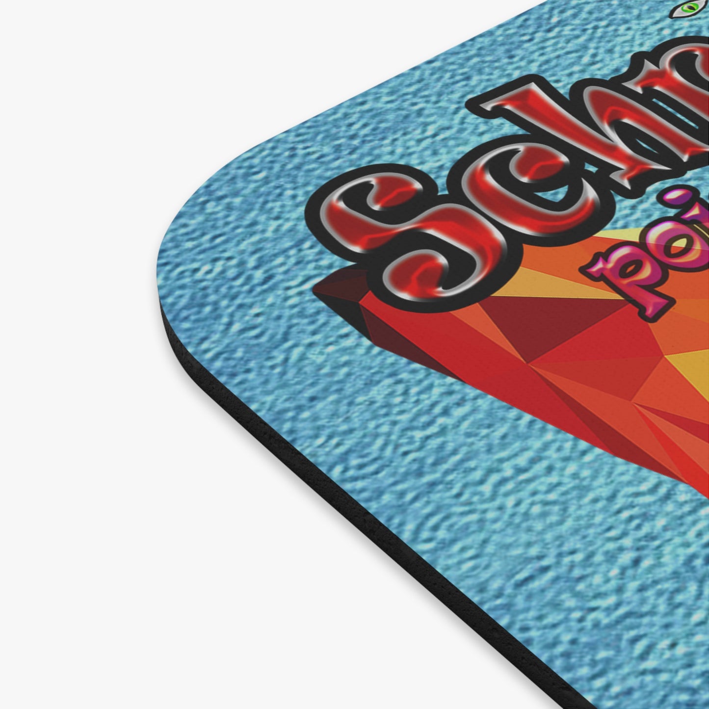 schrodinger's cat - Mouse Pad (Rectangle) (faded blue)
