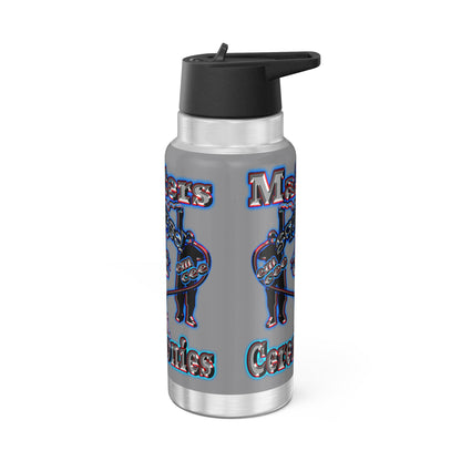 em cee squared - Gator Tumbler, 32oz (grey)