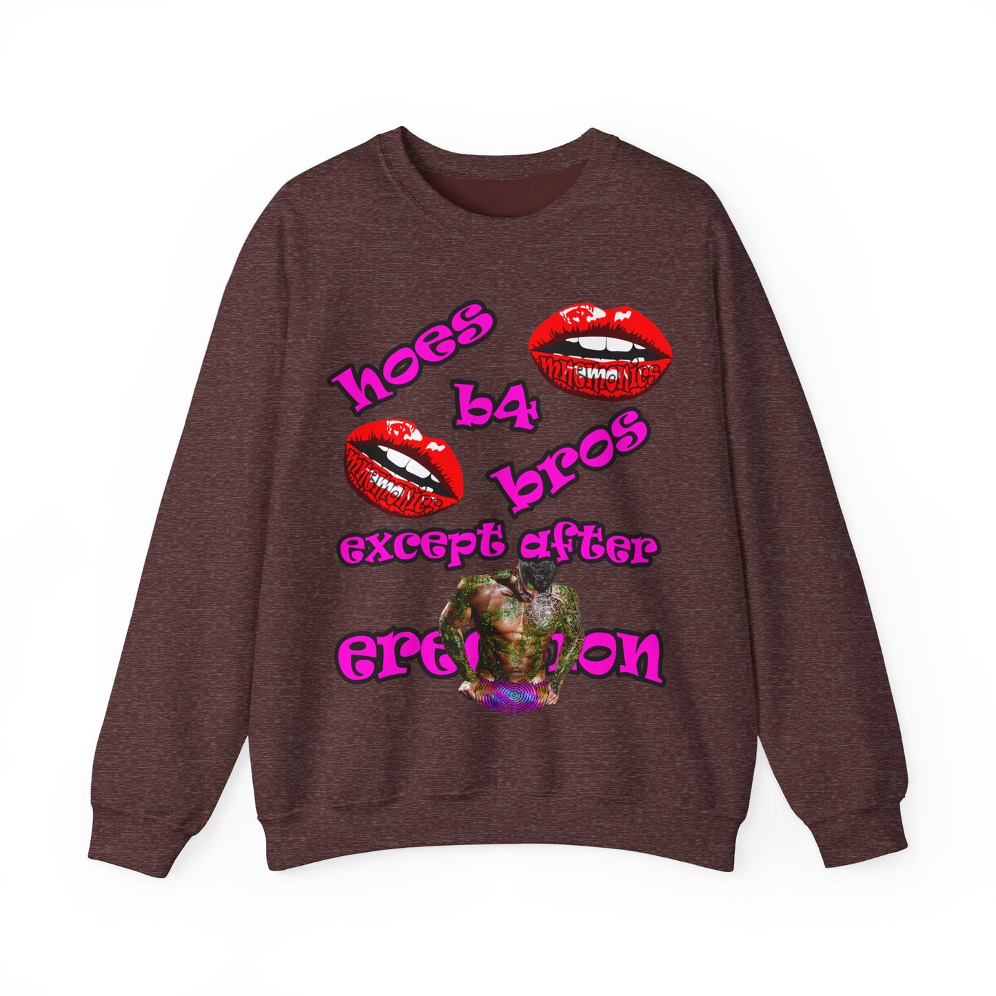 hoes b4 bros - Unisex Heavy Blend™ Crewneck Sweatshirt