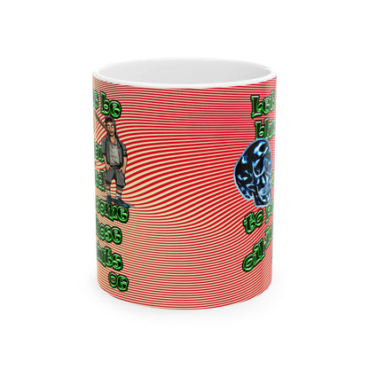 og - White Mug (yellow-orange wave)