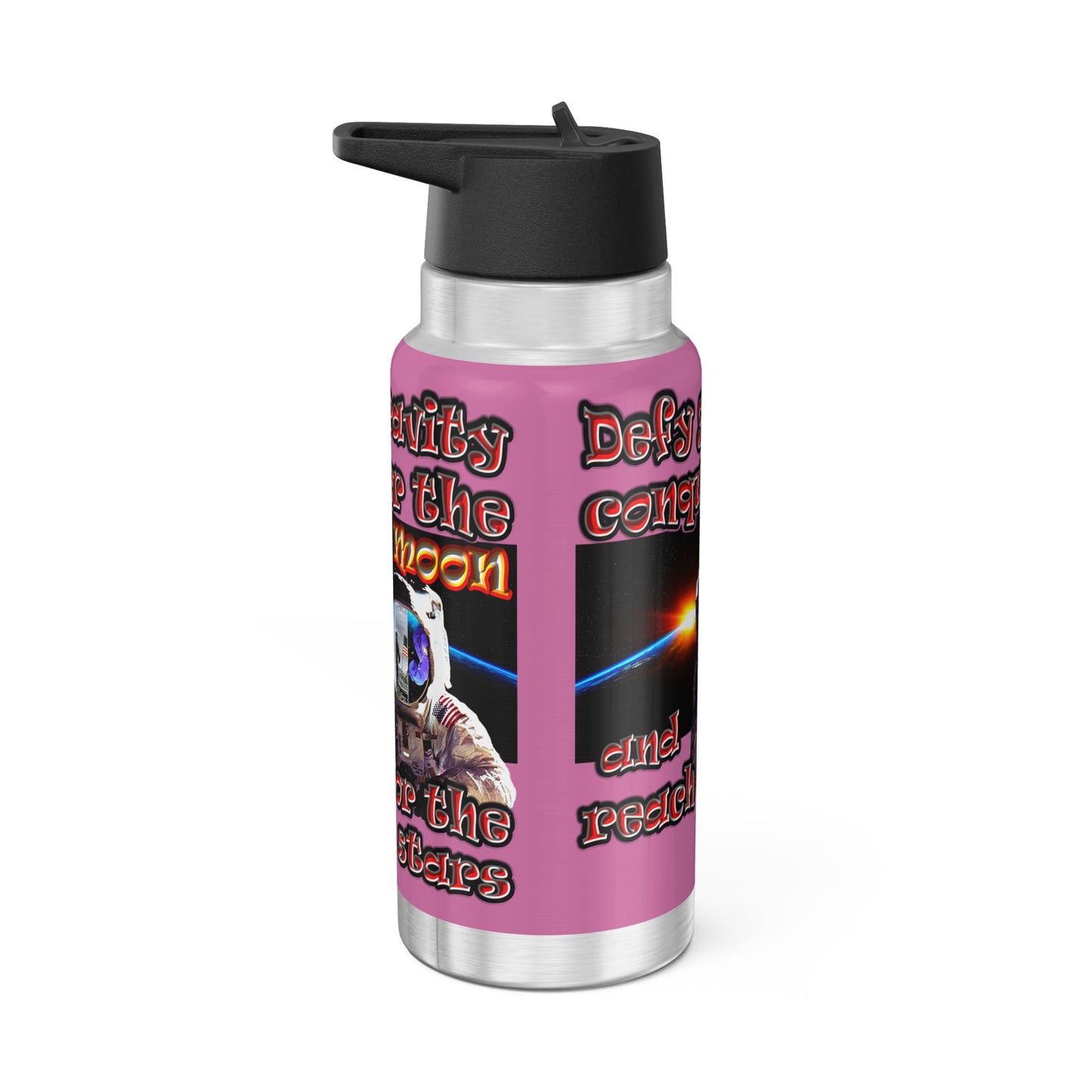 defy conquer reach - Gator Tumbler, 32oz (light pink)
