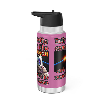 defy conquer reach - Gator Tumbler, 32oz (light pink)
