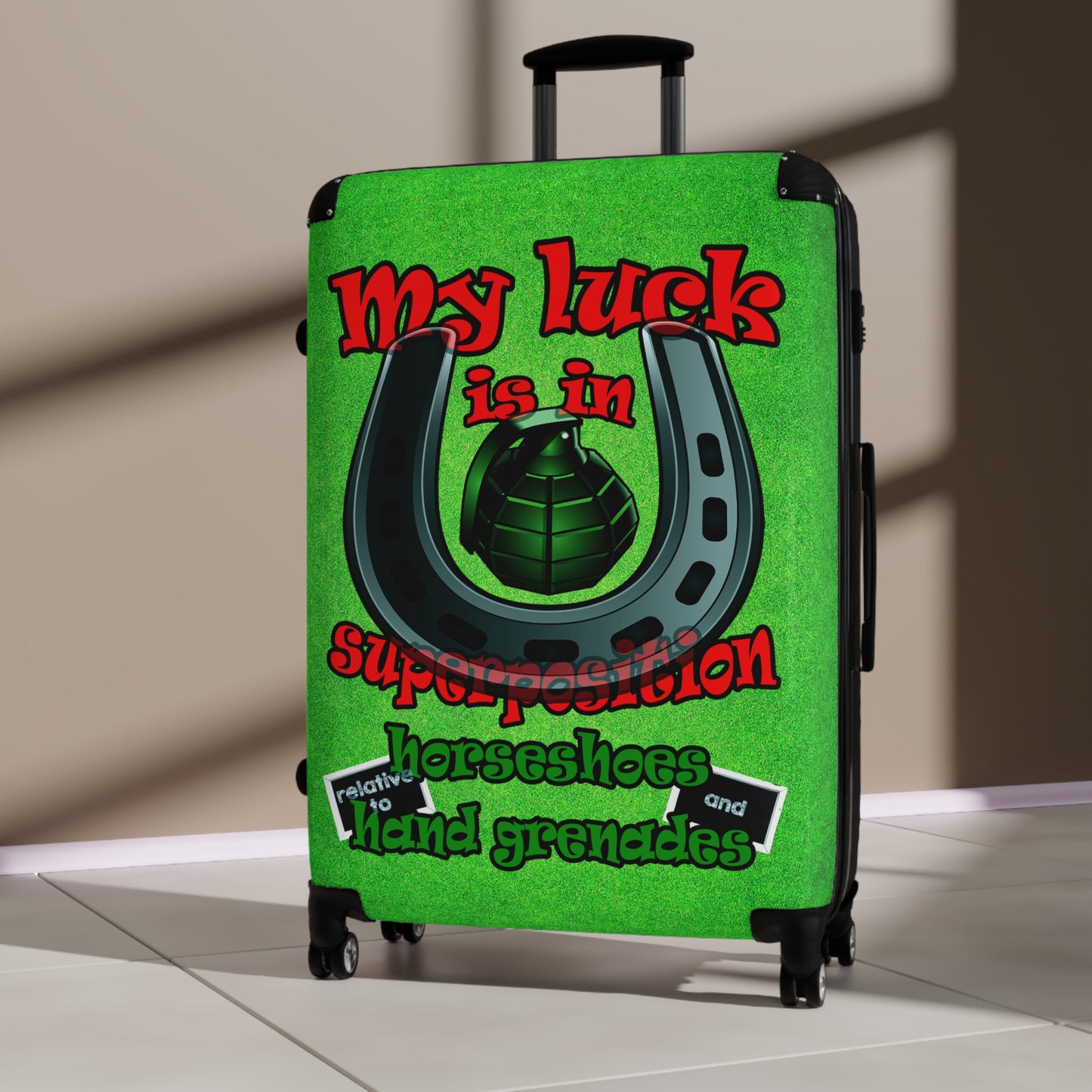 my luck - Suitcase (green turf)