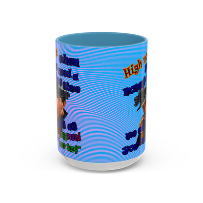 high noon - Accent Mug (light blue-purple wave)