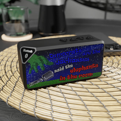 donkeys and elephants - Jabba Bluetooth Speaker ('snoops' background)