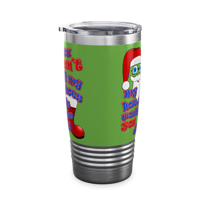 santa's shoes - Ringneck Tumbler, 20oz (green)