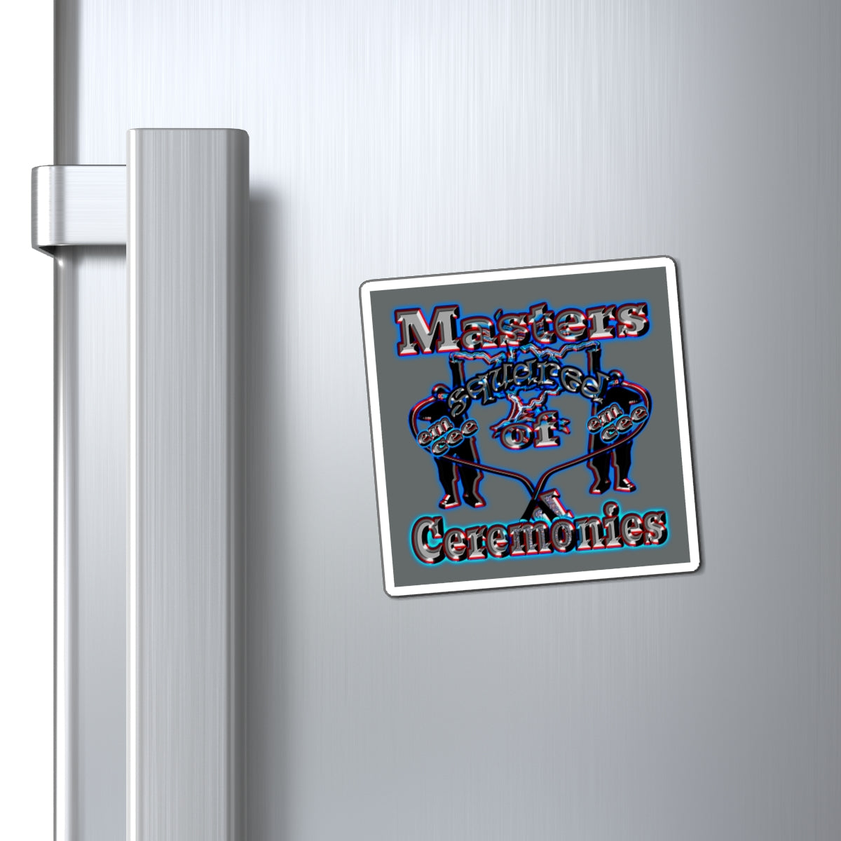 em cee squared - Magnets - (dark grey)
