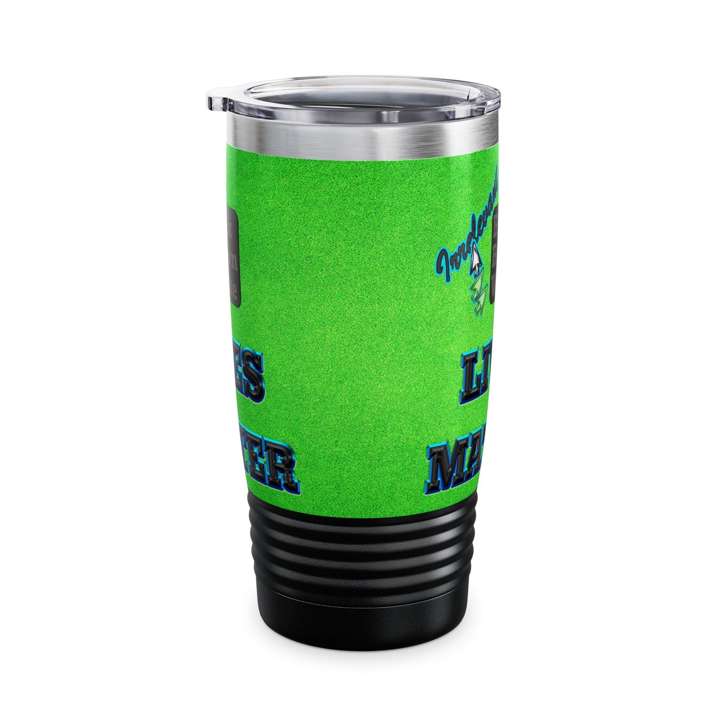 irrelevant - Ringneck Tumbler, 20oz (green turf)