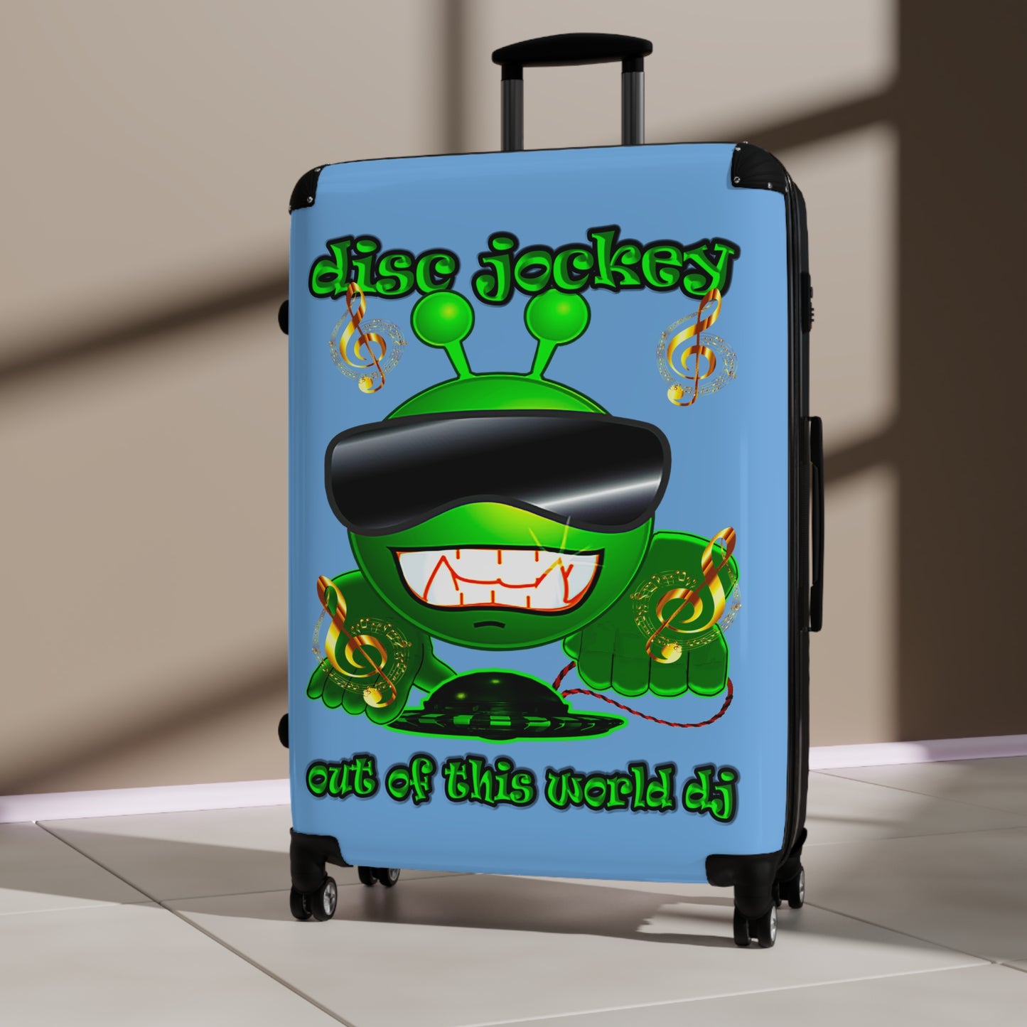 disc jockey - Suitcase (light blue)
