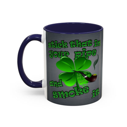 celtics logo - Accent Mug (grey-light grey)