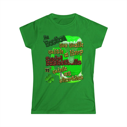 celtics logo - Women's Softstyle Tee