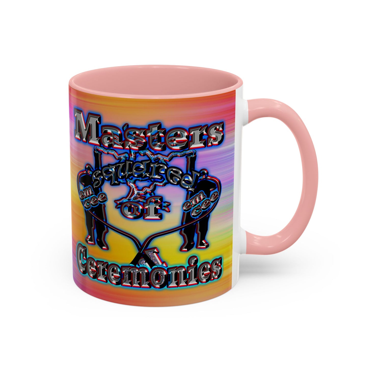 em cee squared - Accent Mug (color blur)