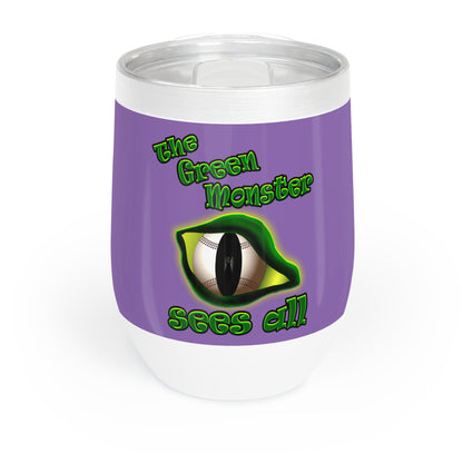 green monster - Chill Wine Tumbler (light purple)