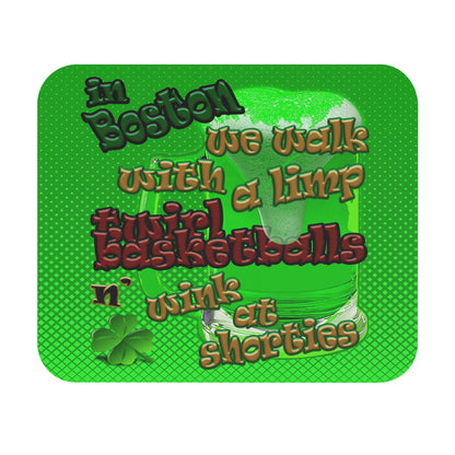 celtics logo - Mouse Pad (Rectangle) (logo green)