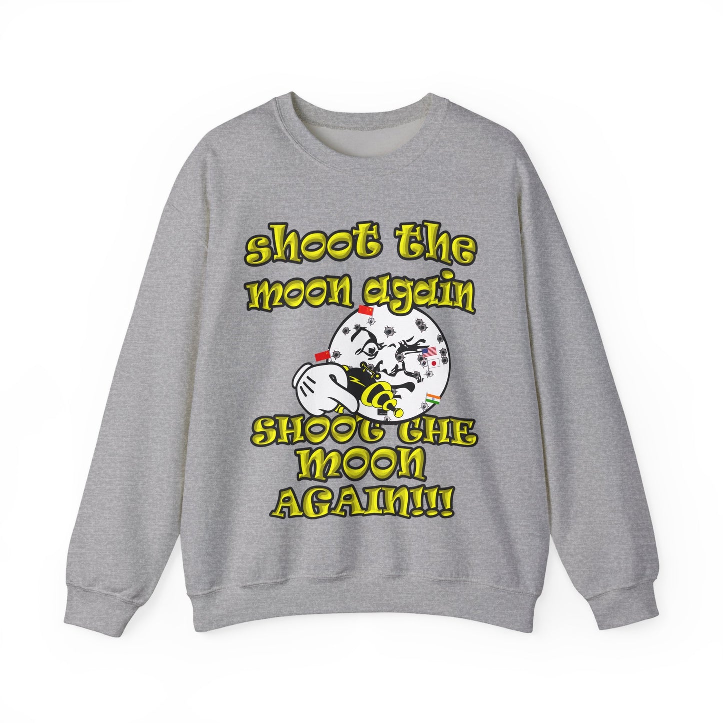 shoot the moon again - Unisex Heavy Blend™ Crewneck Sweatshirt
