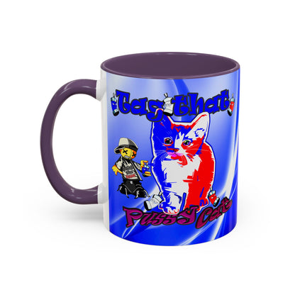 tag that - Accent Mug (blue-white wave)