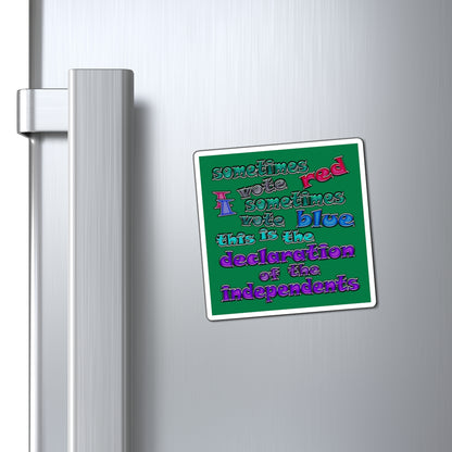 declaration of the independents - Magnets - (dark green)