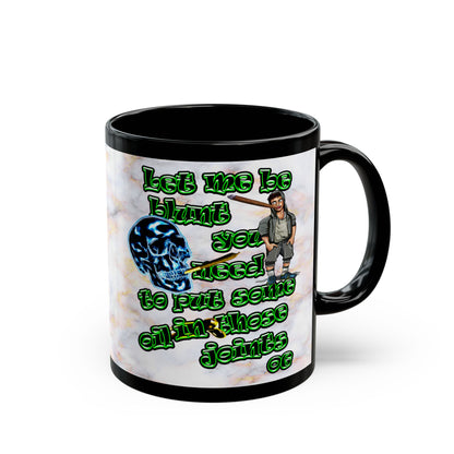 og - Black Mug (white marble)