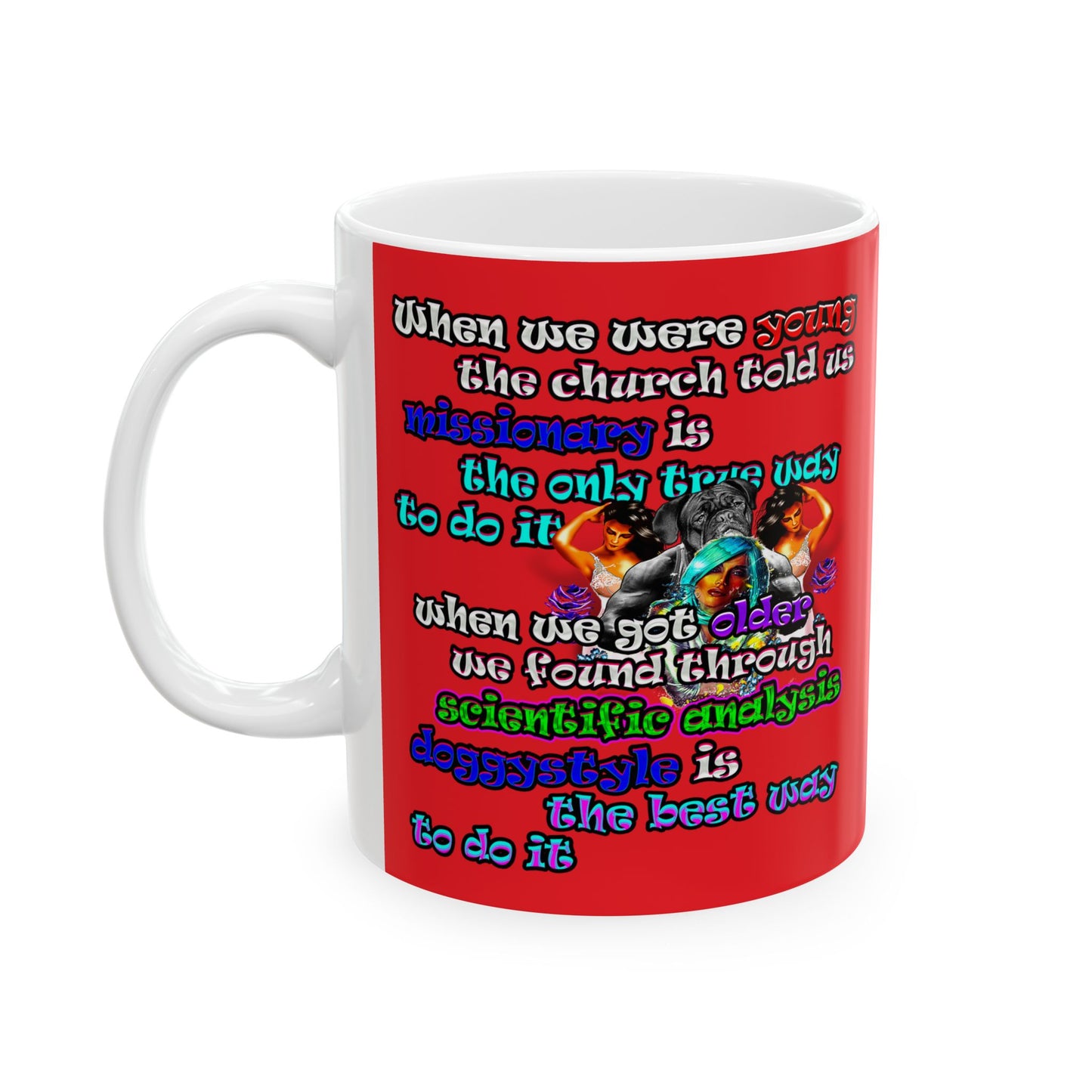 doggystyle - White Mug (red)