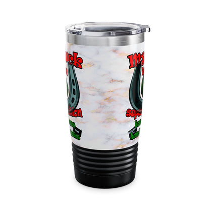 my luck - Ringneck Tumbler, 20oz (white marble)