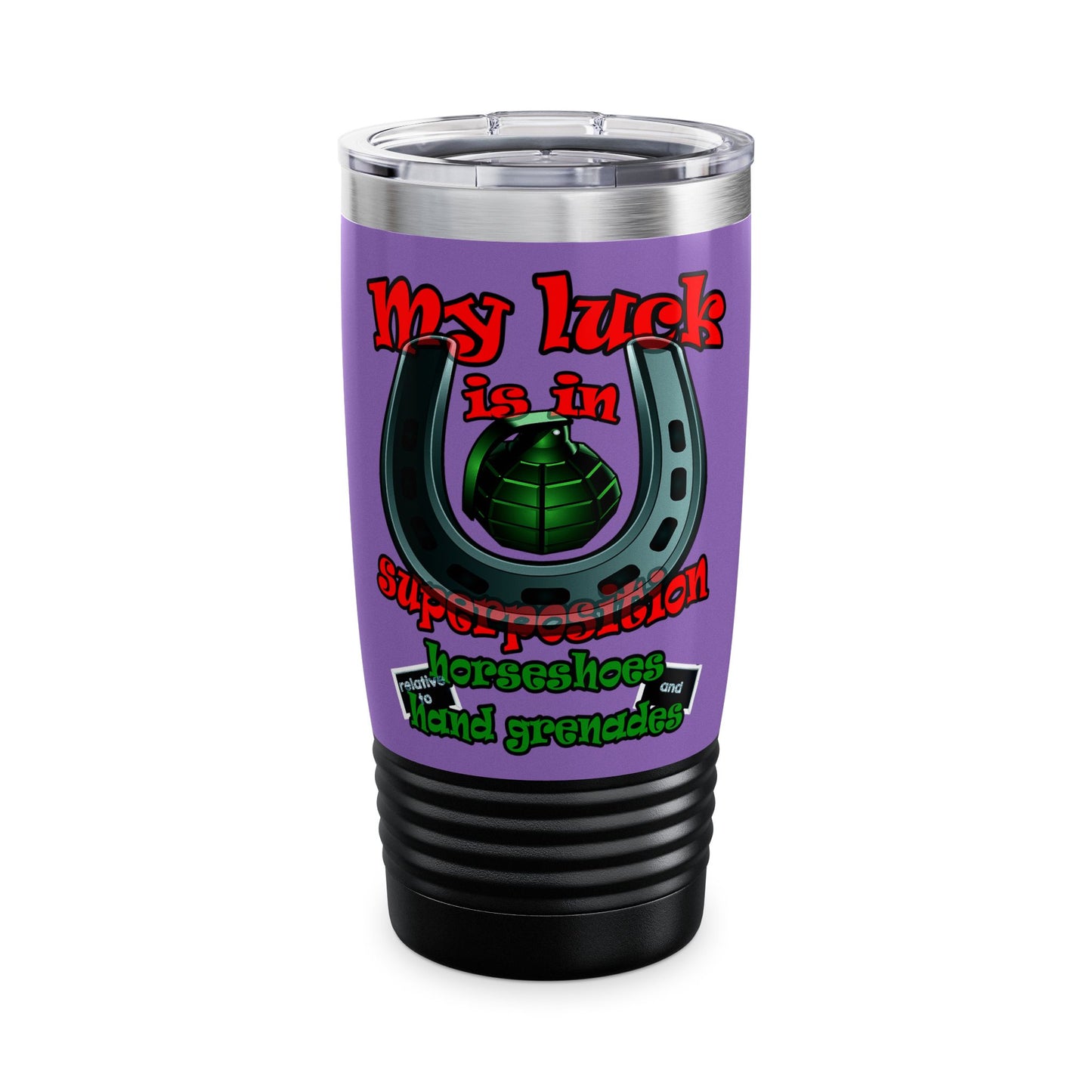 my luck - Ringneck Tumbler, 20oz (light purple)