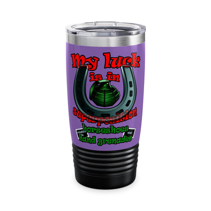 my luck - Ringneck Tumbler, 20oz (light purple)