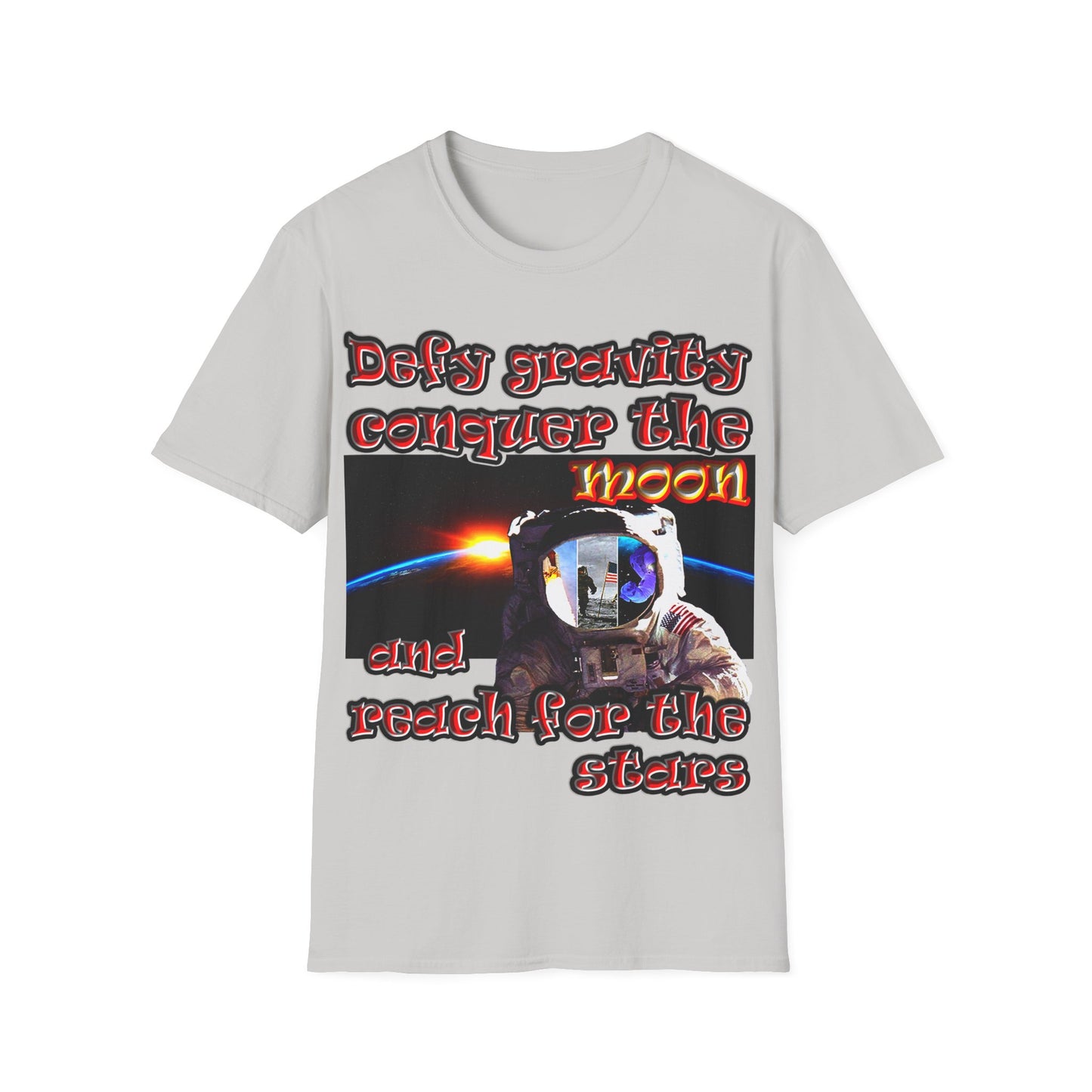 defy conquer reach - Unisex Softstyle T-Shirt