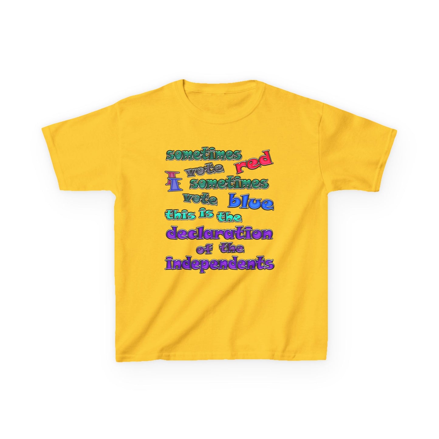 declaration of the independents - Kids Heavy Cotton™ Tee