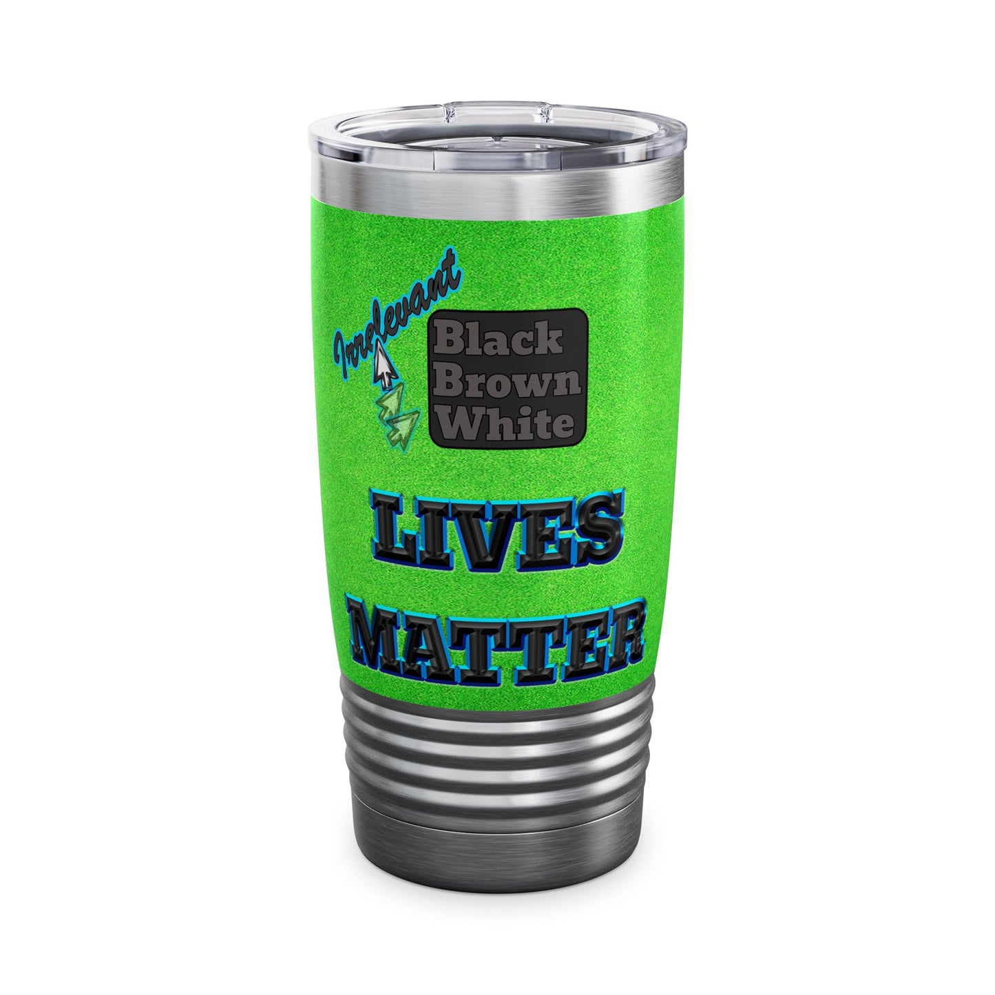 irrelevant - Ringneck Tumbler, 20oz (green turf)