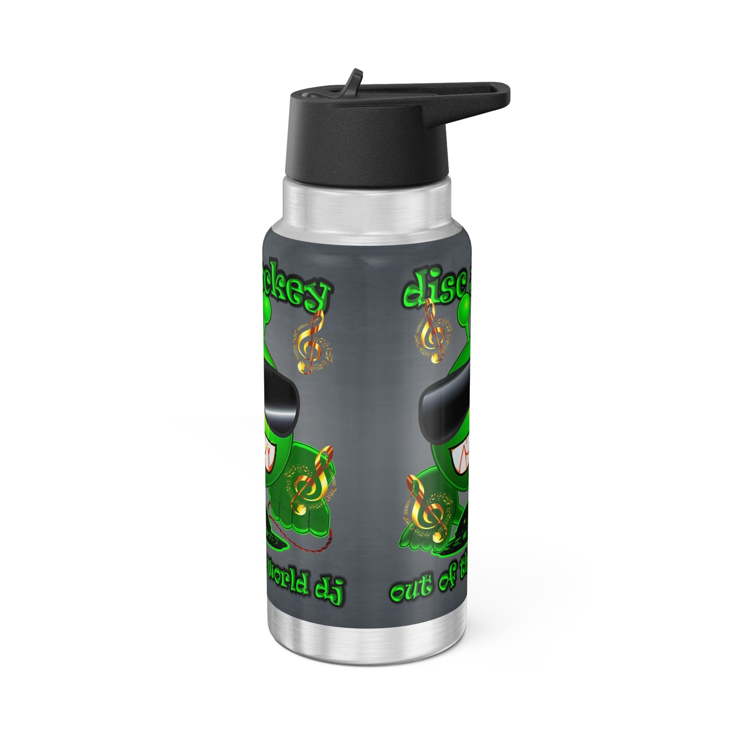 disc jockey - Gator Tumbler, 32oz (grey-light grey)
